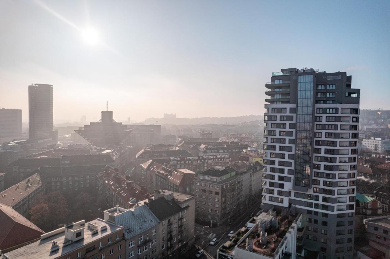Apartamento Lam Premiere - Ac - Awesome View In Bratislava Exterior foto